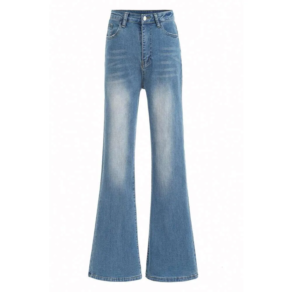 2024 Elastic Micro Loose Denim Pants Womens JEANS