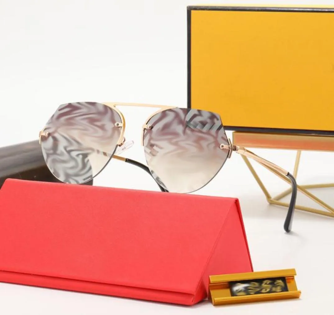 Nowe letnie okulary przeciwsłoneczne Mężczyźni i kobiety Cateye Cut Edge Coral Gradient Mirror Expossing Fashion Beach Suneye FrameFor Lover Fashio5015107