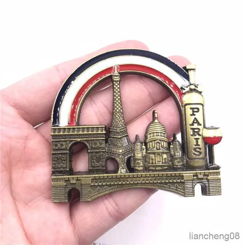 Kühlschrankmagnete handgefertigt Europa Dubai USA Österreich Wien Venice UK Metallmagnete Kühlschrank Aufkleber Flaschenöffner Geschenk Souvenirs