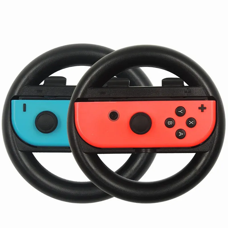 Mice 2pcs Handle Grips Racing Wheel Controller for Nintendo Switch & Switch OLED Model JoyCon Mario Kart 8 Deluxe ABS Material