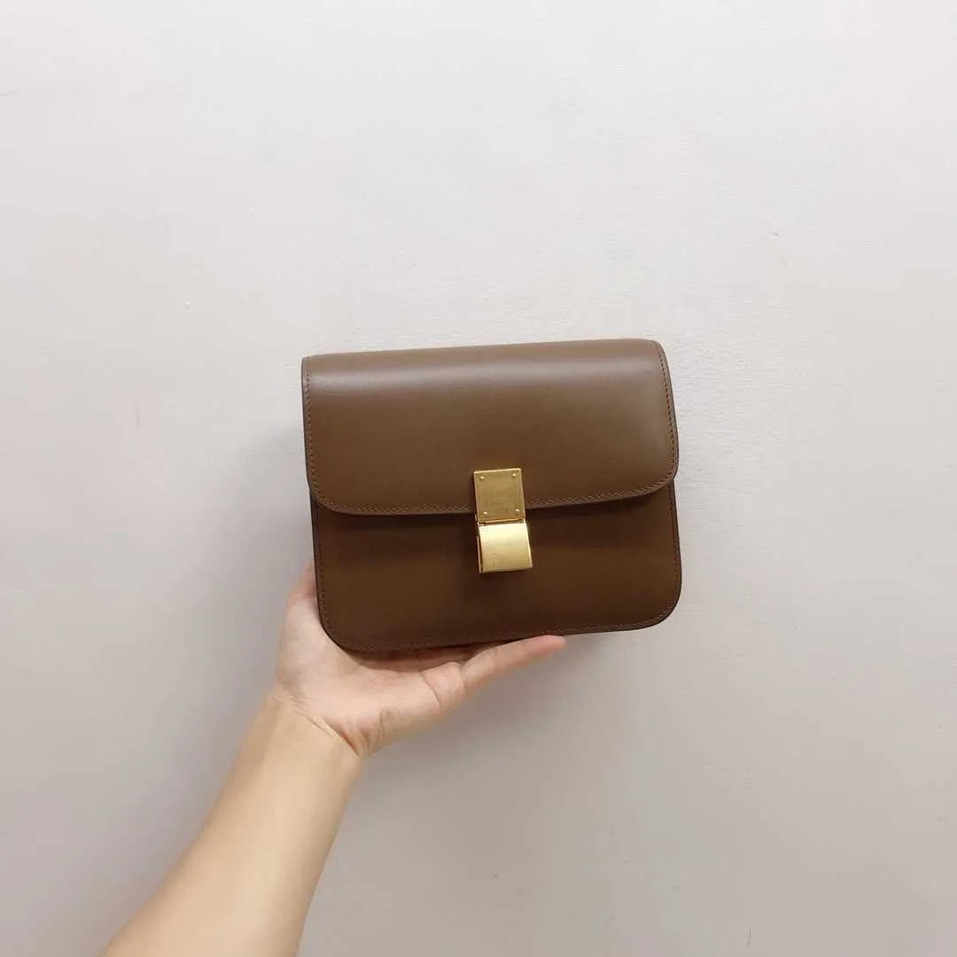 High end Designer bags for women Celli Special shooting link for box womens bag cowhide tofu bag diagonal cross en original 1:1 with real logo and box