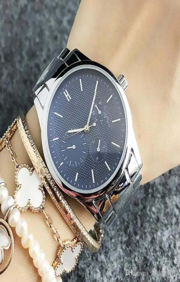 سوار النساء الفاخرة الساعات أعلى العلامة التجارية للسيدات الكوارتز مشاهدة الصلب أنثى wristwatch montre femme connection watch man7628321