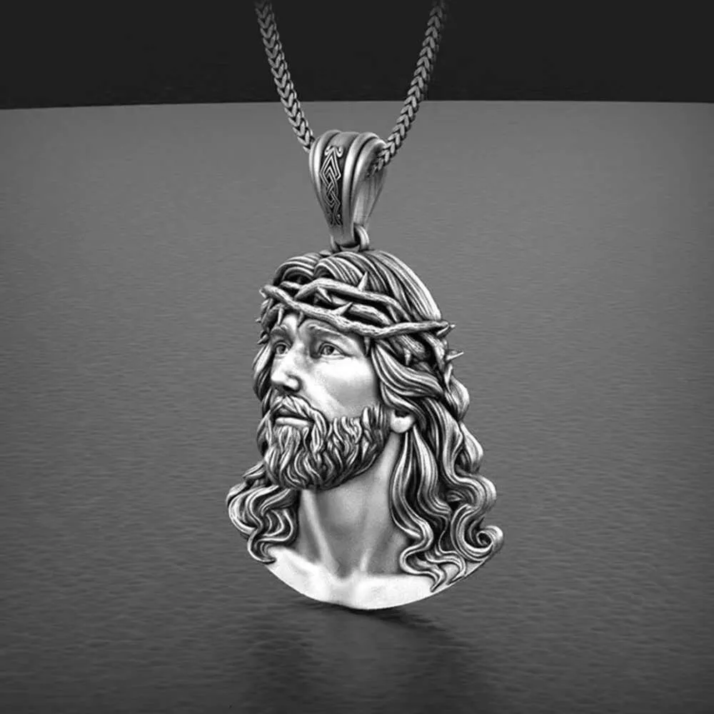 Collier de créateur Religion Jésus Hip Hop Jewelry Pendant Pendant Fashion Gift Collier