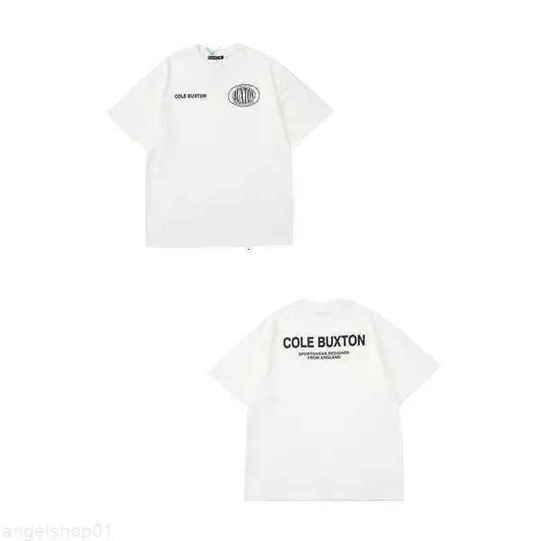 t Shirt Men Cole Buxton Designer Streetwear Letter Printed Casual Fashion Short Sleeve Men Women Round Neck t Shirt European High Quality Cb Classic Chest L6 1tg1k