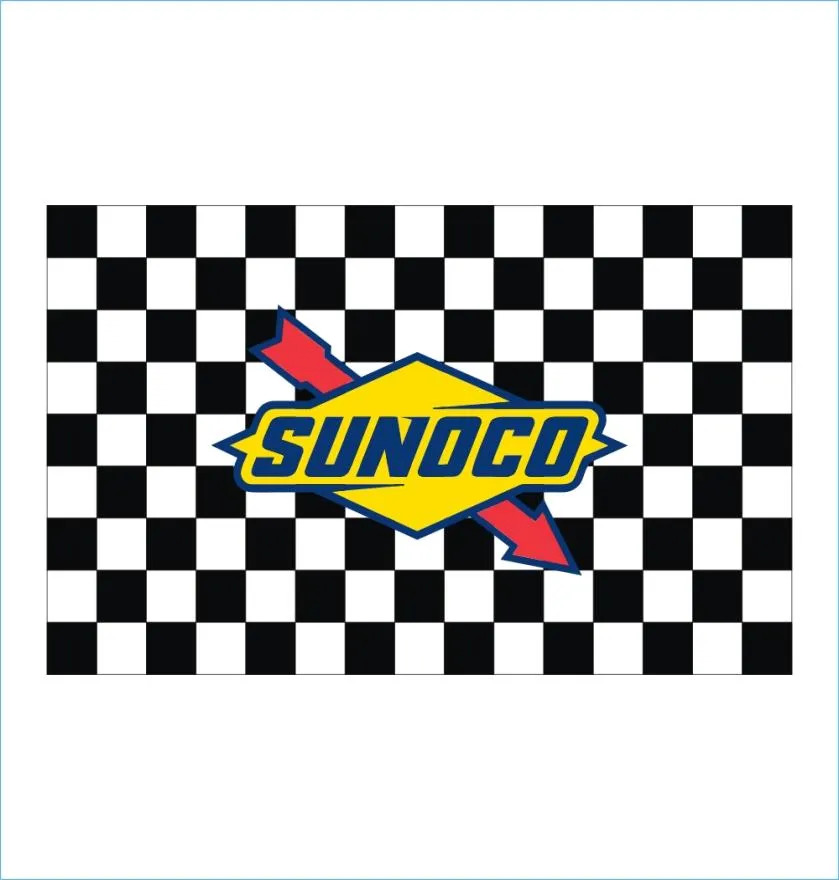 カスタムデジタルプリント3x5ftフラグレースレースMahwah Sunoco Cupシリーズイベントチェッカーゲームと装飾用フラグバナー2574088