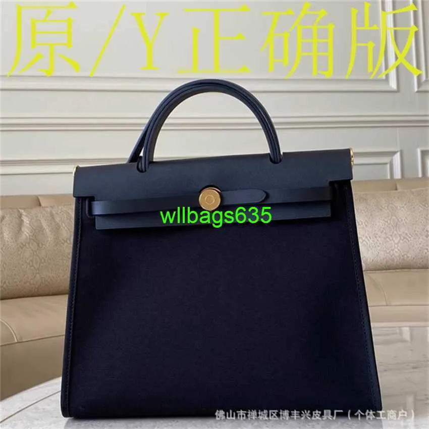 Zaufane luksusowe TOTES KY TOPABA TORBA WOMENS BAG CENVAS BAG SO Black31cm 39cm Wodoodporna warstwa powłoki Bawełniana lniana torba B ma logo HBJ0AP