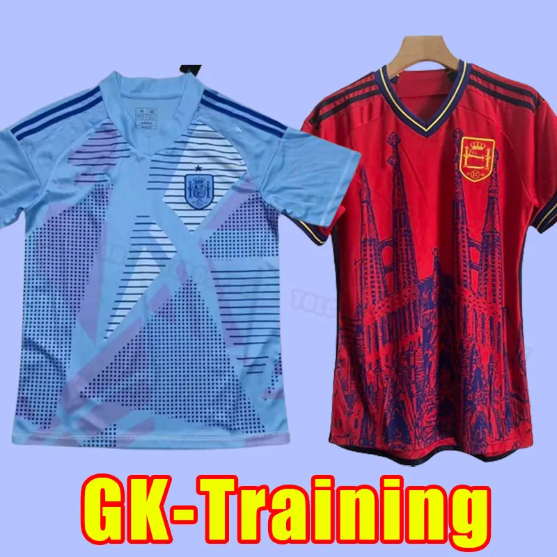 2024 spain soccer jerseyS PEDRI FERRAN TORRES MORATA GAVI football shirt ANSU FATI KOKE AZPILICUETA men adult 2025 fans version training set Goalkeeper