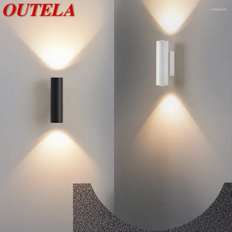 Wall Lamp OUTELA Contemporary Indoor Living Room Bedroom Bedside Nordic Art El Corridor Hallway LED