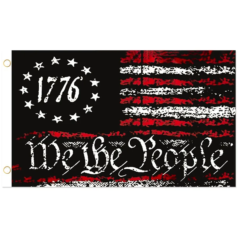 WE The People Flag 1776 American Banner Impresión de doble cara US FLAGS 3*5 pies