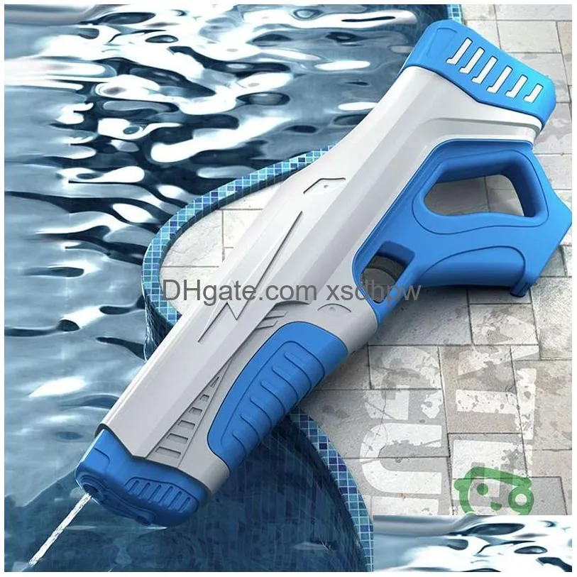 Gun Toys Water Electric Matic Squirt Guns With High Capacity For Kid Strongest Super Soaker Outdoor Drop Delivery Gifts Model Dhwyu