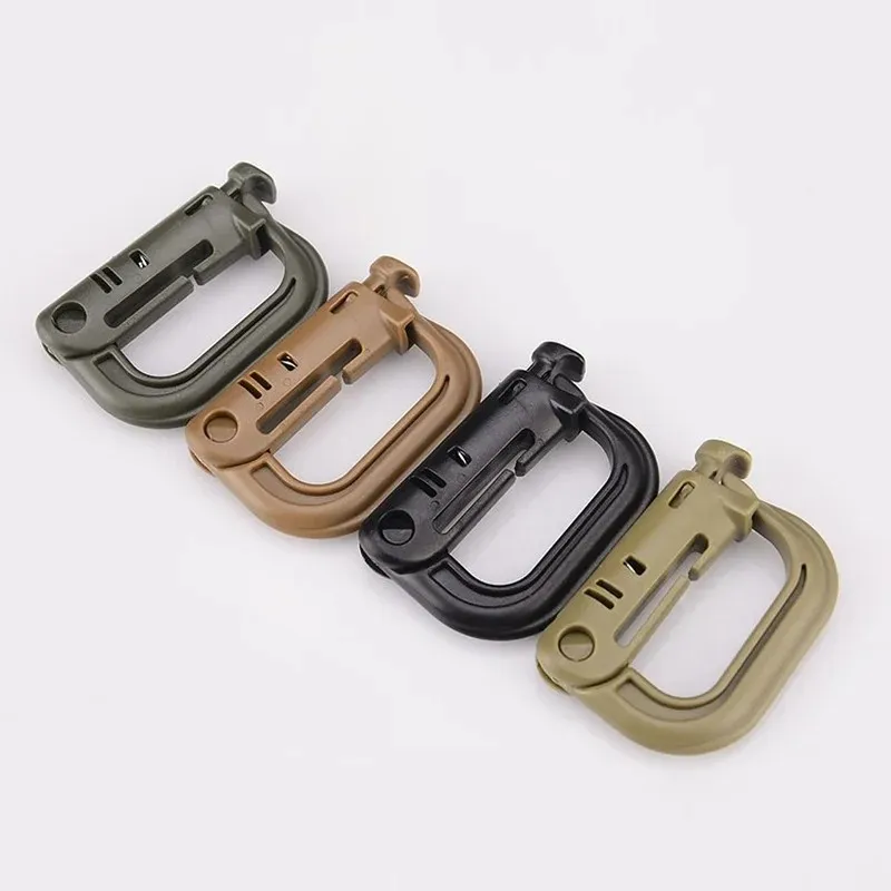 Webbing Lock Grimlock Attach Quickdraw Buckle Snap Shackle Carabiner Clip Mountain Molle Camp Hike Backpack Climb Outdoor