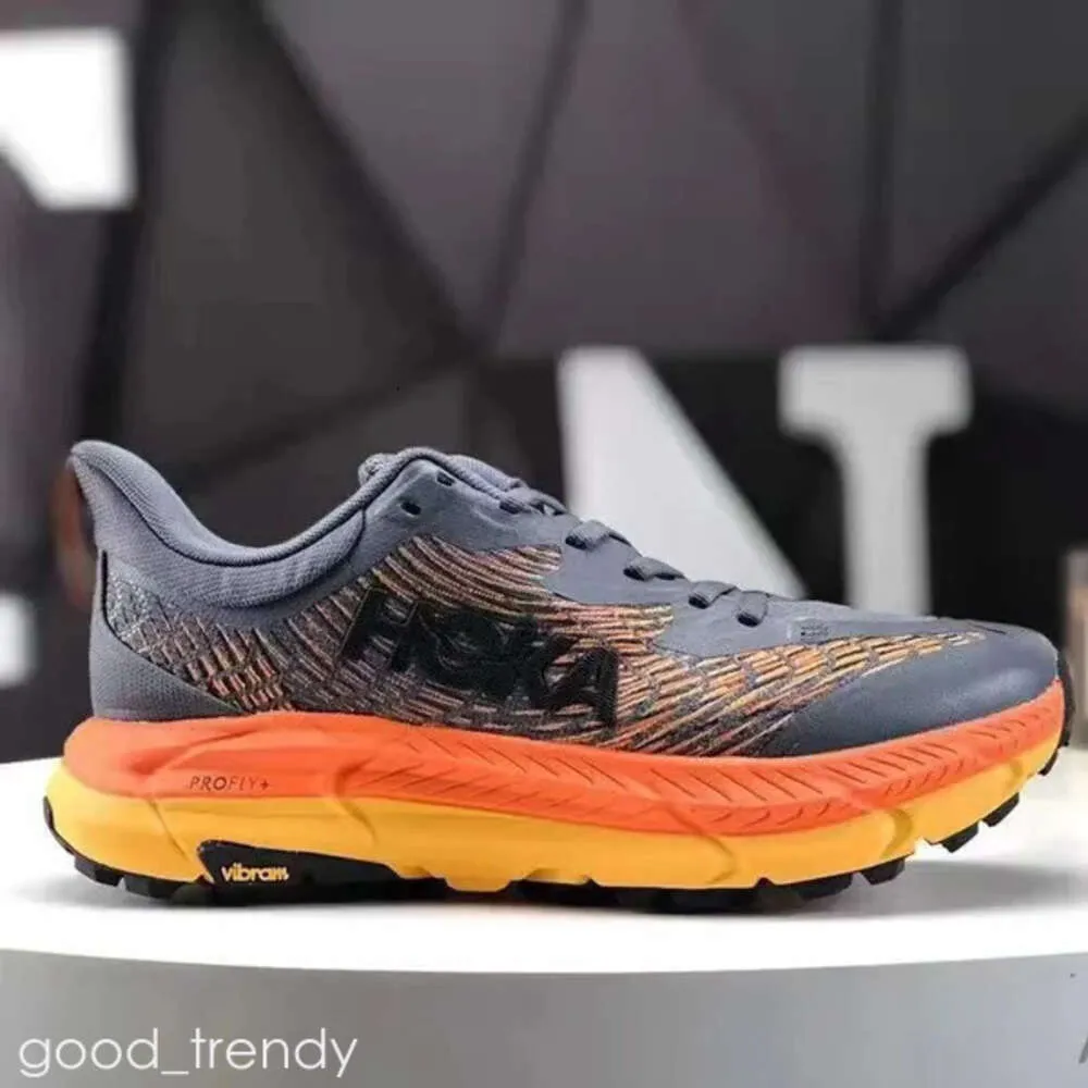 Hokah Shoe 2024 New Mafate Speed4耐摩耗性耐衝撃性吸収アンチスリップオフロードレジャーランニングシューズ登山スニーカーシューズ940