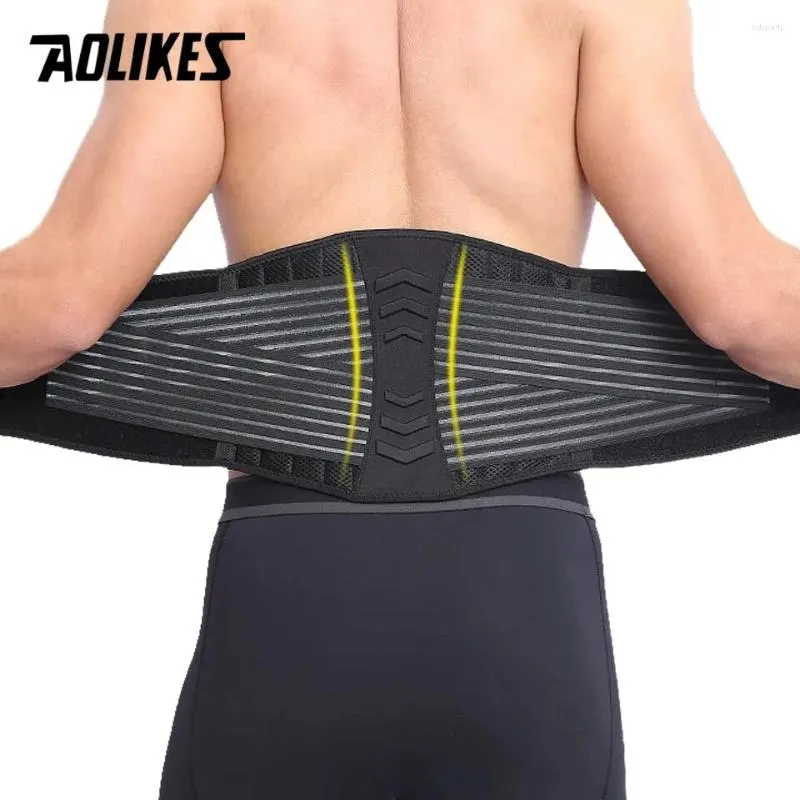 Waist Support AOLIKES Adjustable Back Lumbar Belt Breathable Brace Strap For Lower Pain Relief Scoliosis Herniated Disc