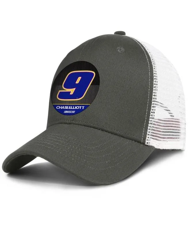 Chase Elliott 9 NASCAR Мужчина и женщины, регулируемые дальнобойщиком Meshcap Designer Vintage Must Madeny Baseballhats 2019 Contender Drive1958471