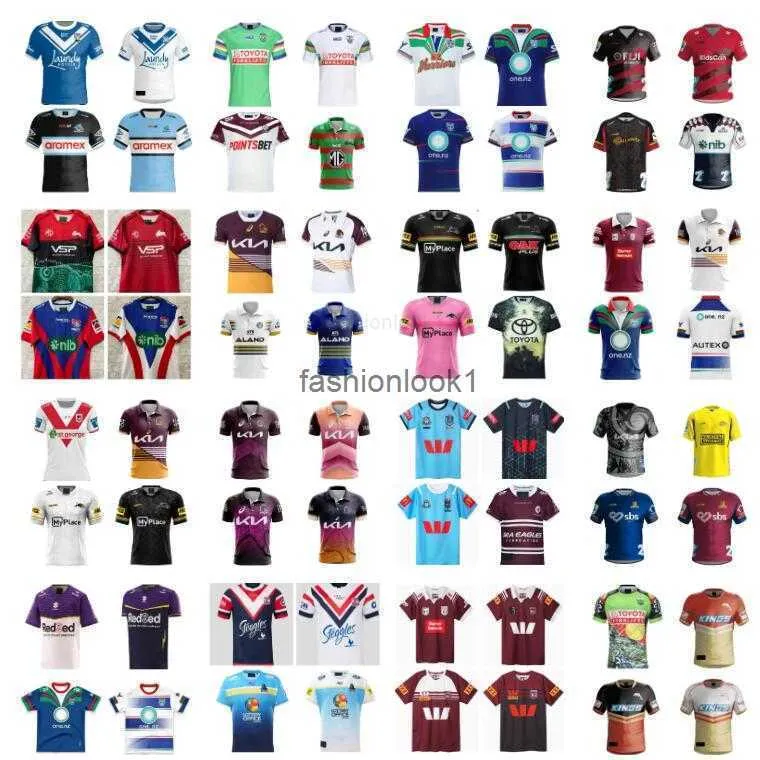 2024 2025 Yunuslar Rugby Forma 24 25 Kovboy Penrith Panthers Yerli Kovboy Rhinoceros 2023 Evden uzakta Eğitim Forması Tüm NRL Ligi T-Shirts FW24