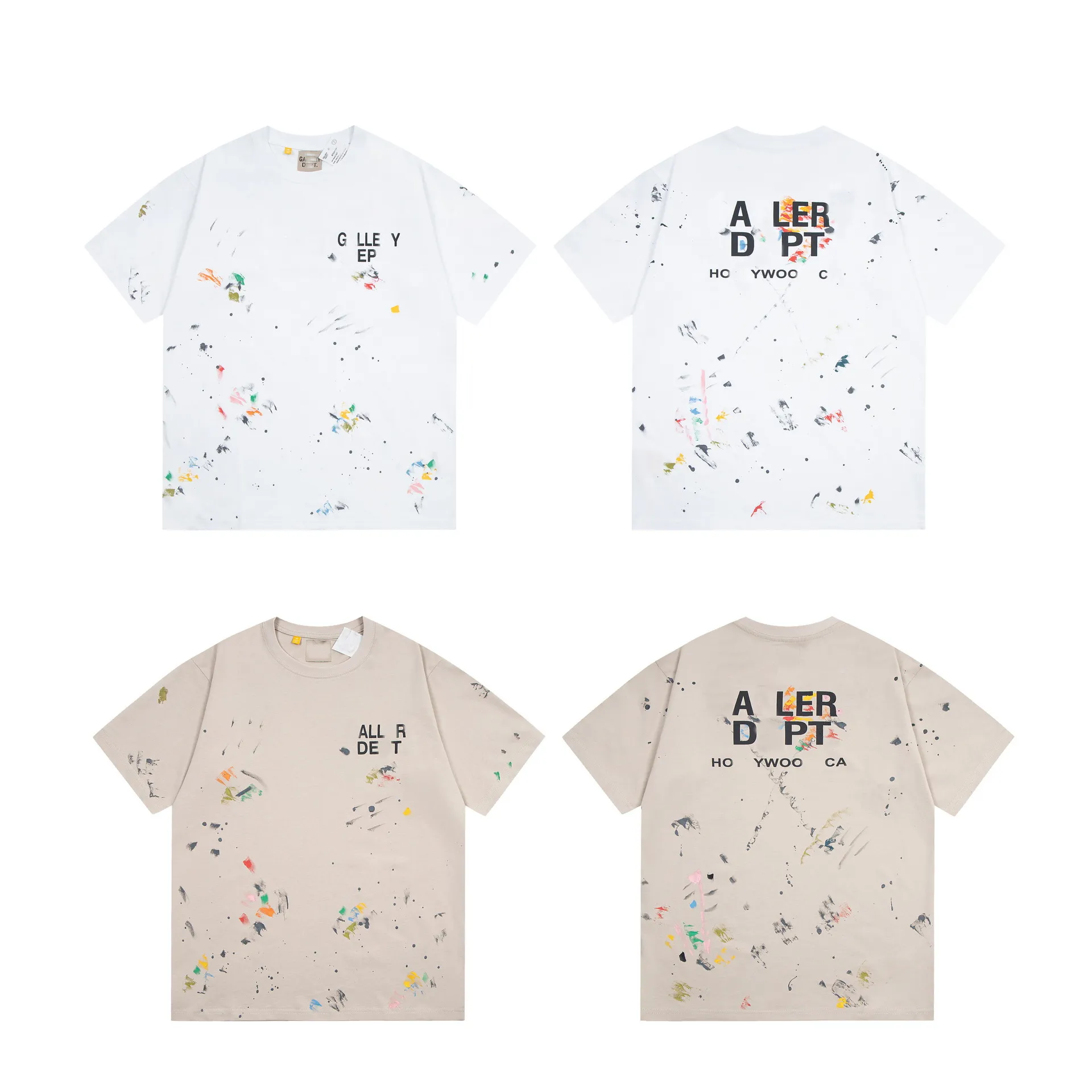 デザイナーTシャツsummerteesmens mens loose topsカジュアルデパートストリートスリーブ袖の深さtシャツ