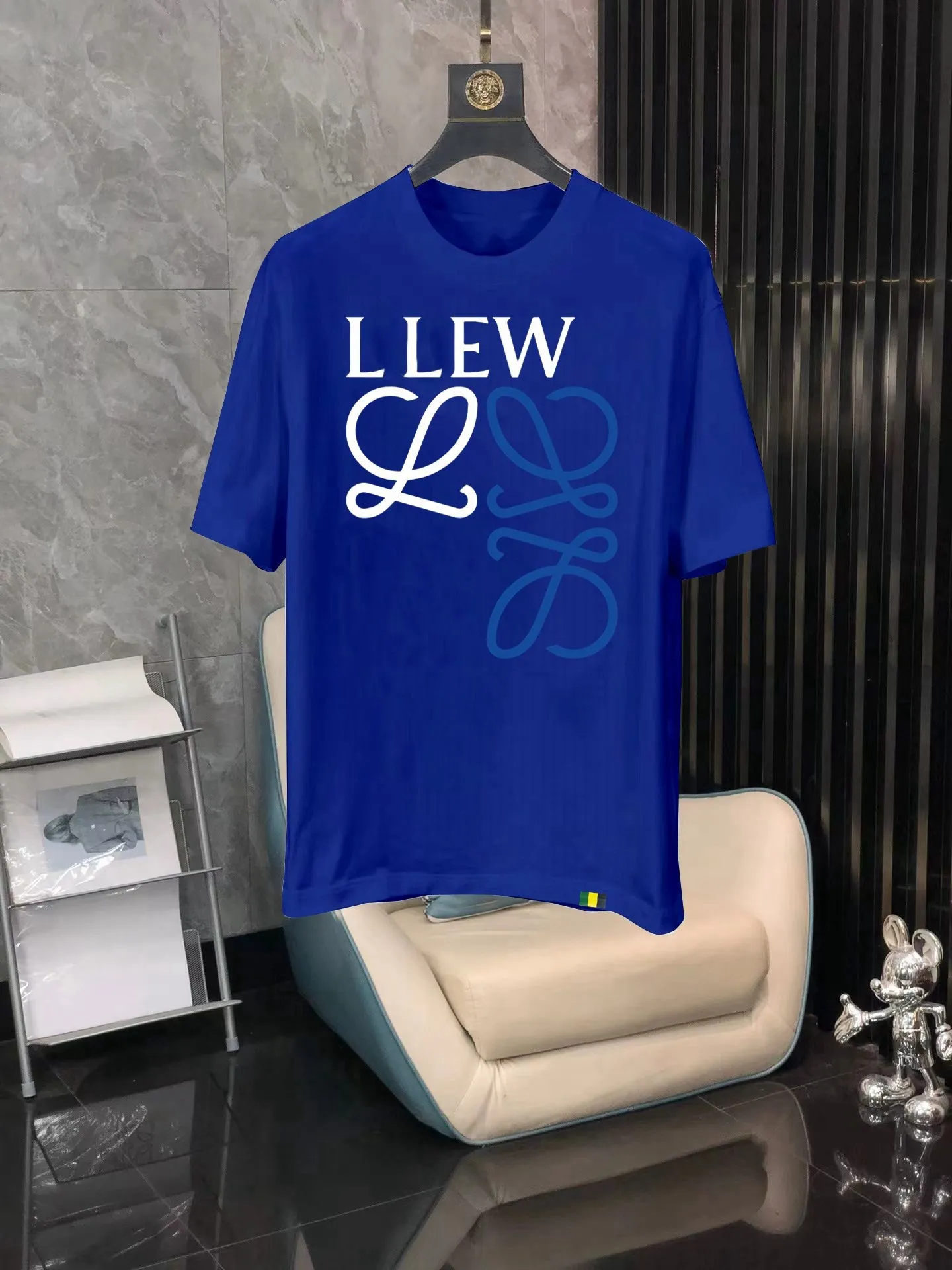 Designers nya mäns T-shirt med brevtryck, överdimensionerad kortärmad sport och avslappnad skjorta, ren bomulls kortärmad t-shirt