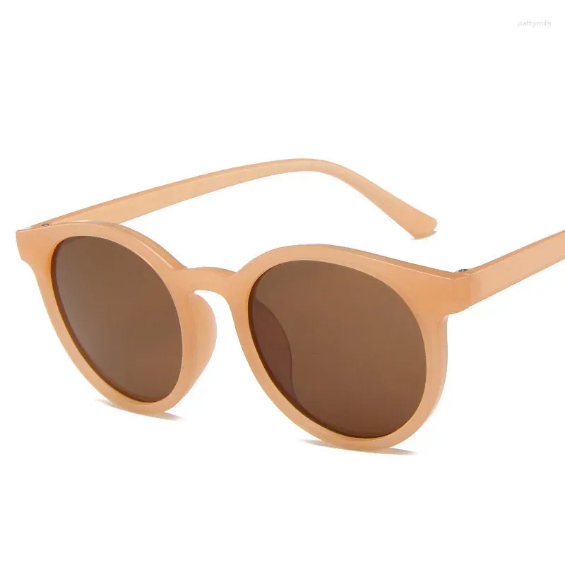 Sunglasses Korean Fashion Style Women's Sun Glasses Round Shape Anti-glare Sunglasess Women Outdoor Travelling Men Sunglass