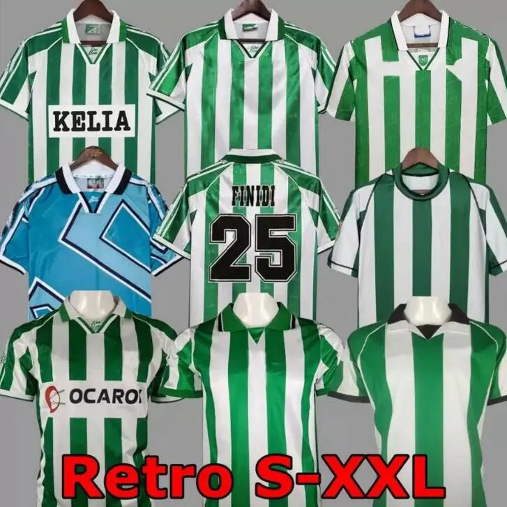 1976 1977 1993 1994 1995 1996 1997 1998 2002 2003 2004 Maglie di calcio Retro Real 76 77 94 95 96 97 98 02 03 04 Classic Vintage Football Shirt Alfonso Betis Joaquin