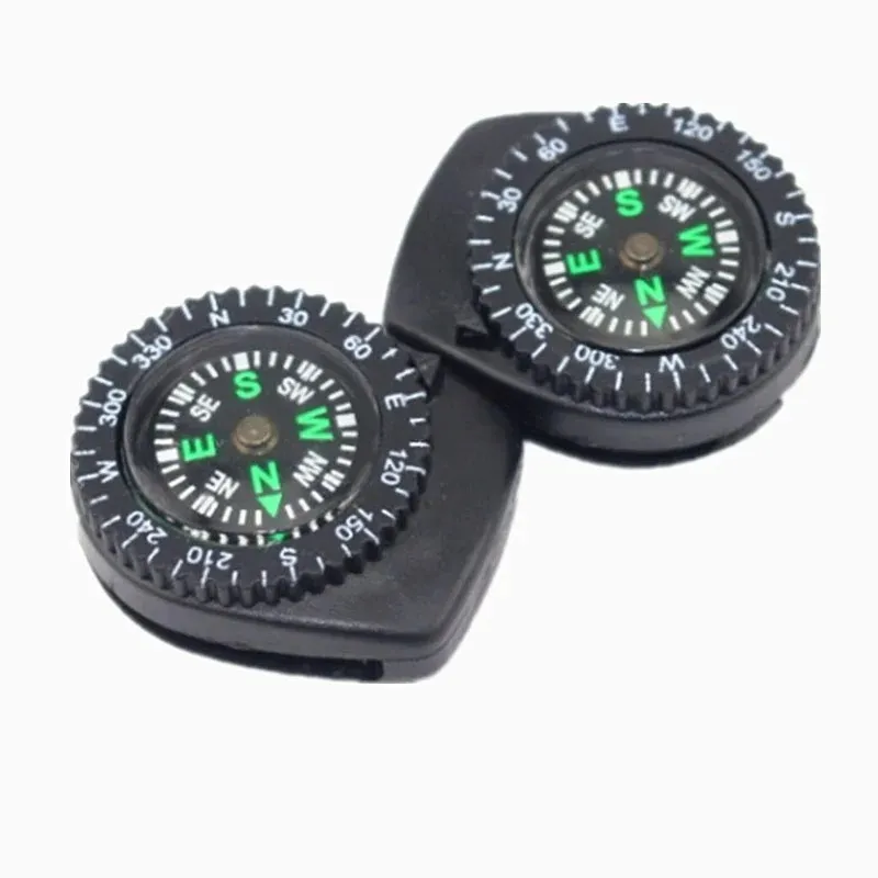 محمولة التخييم ساعة البوصلة فرقة Slip Slide Scasion Compass Compass Camping Compassion Compass STRAP