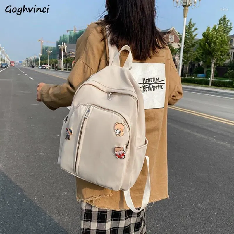 Backpack Backpacks Women Nylon Waterproof Travel Bags Large Capacity High Quality Simple Leisure Arrival Portable Korean Style Female