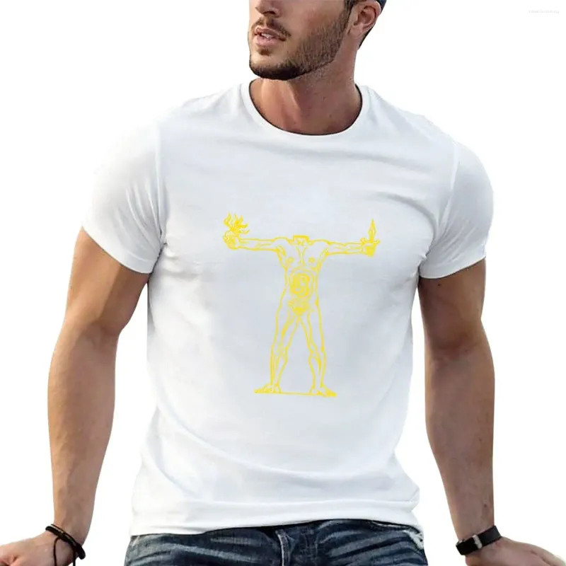 Polos Polos Gold Acephale T-shirt graficzne koszulki dla chłopca duże estetyczne koszulki