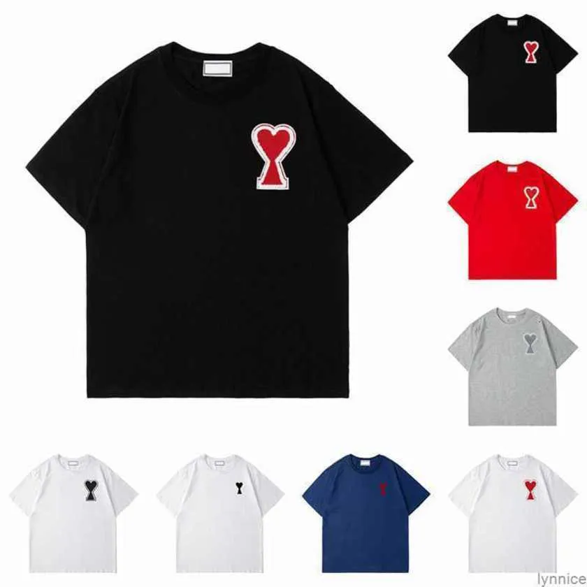 Tshirt Amis Mens Womens Designers T koszule Hip Hop moda drukowanie krótkiej wysokiej jakości koszulka Polo Chothes TEE G475