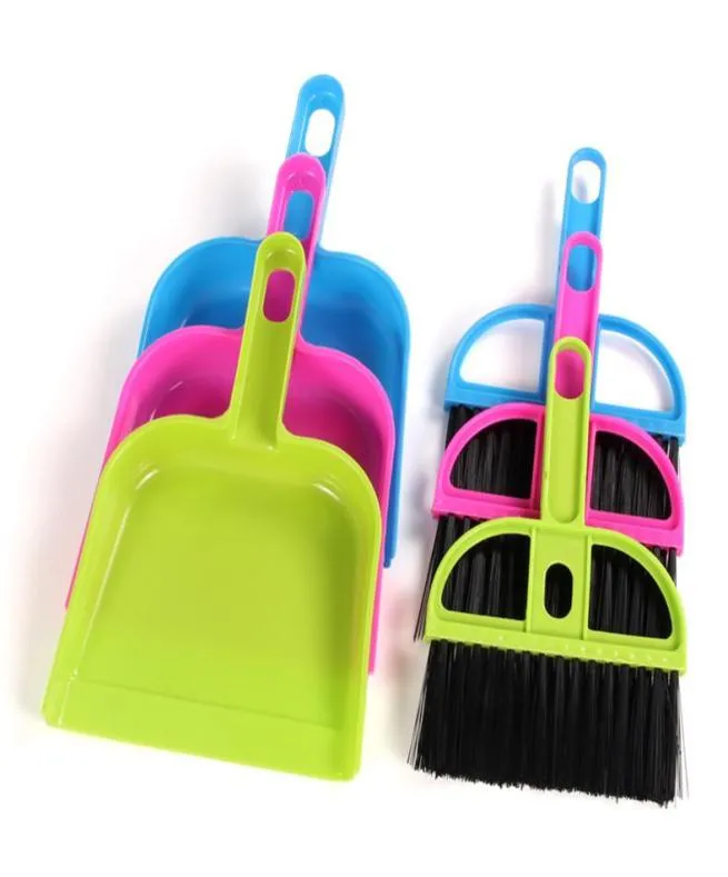 Mini Brosse de nettoyage de bureau coloré et brosse à clavier avec petit balai à poussière Home Corner Nettoying Tools7869215