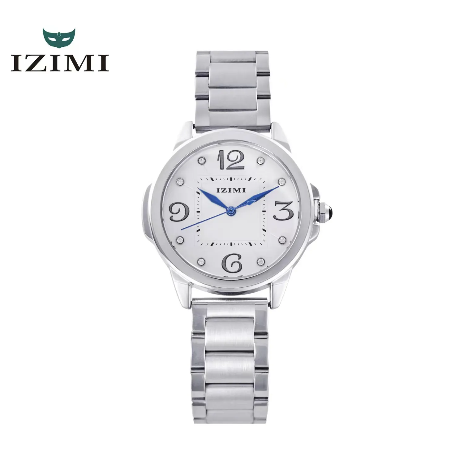 Izimi Womens Fashion Watch Students Steel Band Watch Nisch Waterproof Quartz Watch