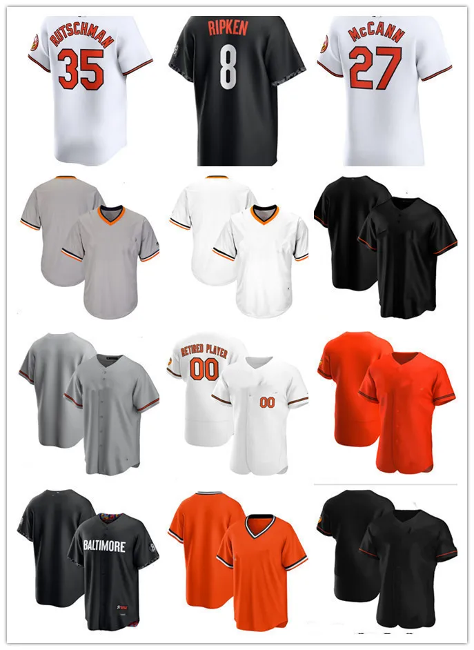 Adley Rutschman Austin Hays Corbin Burnes Grayson Rodriguez Craig Kibrel Danny Coulombe Dean Kremer Tyler Wells Cole Irvin Jorge Mateo Orioles Baseball Jersey