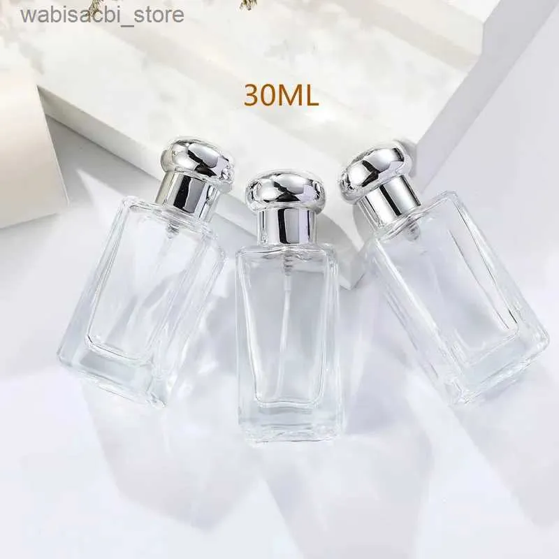 Zapach 10/20PCS 30 ml pusty przezroczysty szklany spray butelka Butelka Butelka kosmetyczna pojemnik zapachowy zapach przenośne opakowanie podróżne L49