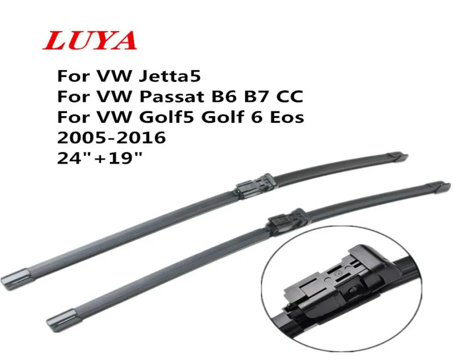 Luya Wiper Blade in Car Windshield Wiper لـ EOS Jetta5 / Passat B6 B7 CC / Golf5 Golf 6 2005-2016 Car Accessories4484584