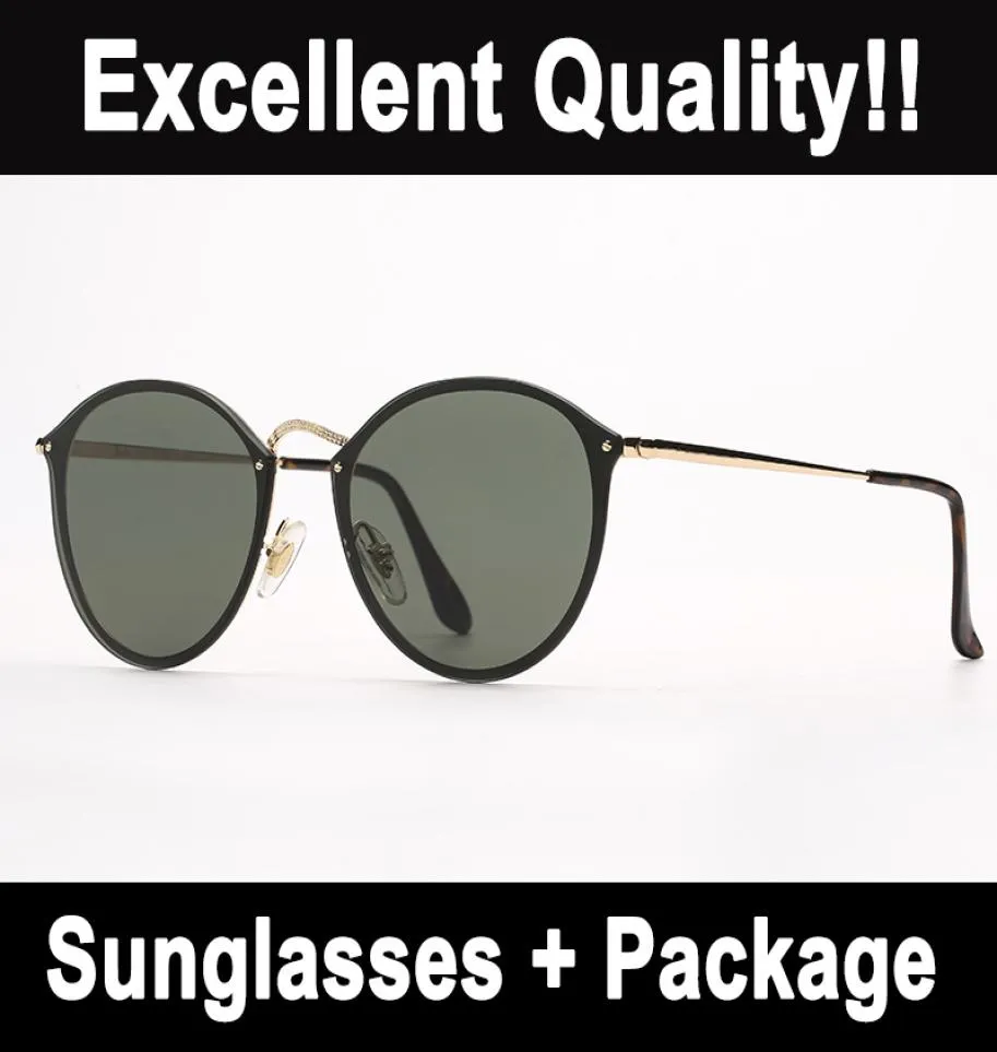 Lunettes de soleil pour femmes Fashion Mens Vintage Sun Sunshes UV Protection Lenses Eyeglass Unisexe Design Eyewear avec de haute qualité en cuir 4664370
