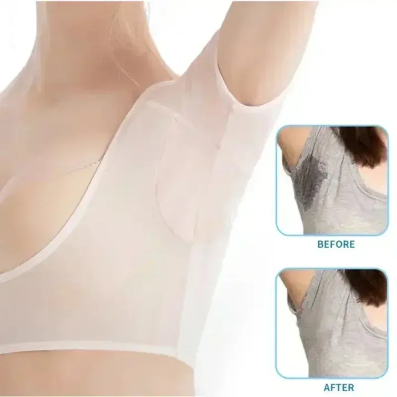 T-shirt Shape Sweat Pads Washable Armpit Sweat Pads Reusable Underarm Perfume Absorbent Guards Shield Deodorant for Women Girls
