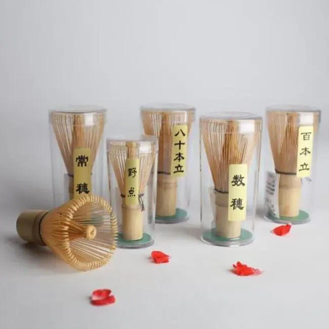 Bambus Teepinsel Whisk Whisk Japanische Zeremonie Matcha Praktische Pulver Kaffee 2021 LL