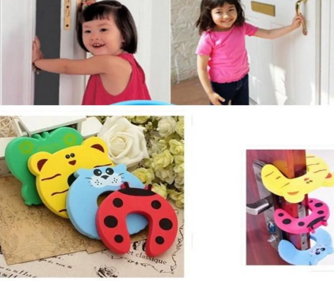 Door Stop Safety Animal Cartoon Door plug for baby Safety Gates security stopper Door clip Lock Pinch Guard Baby Finger Protector 9253788