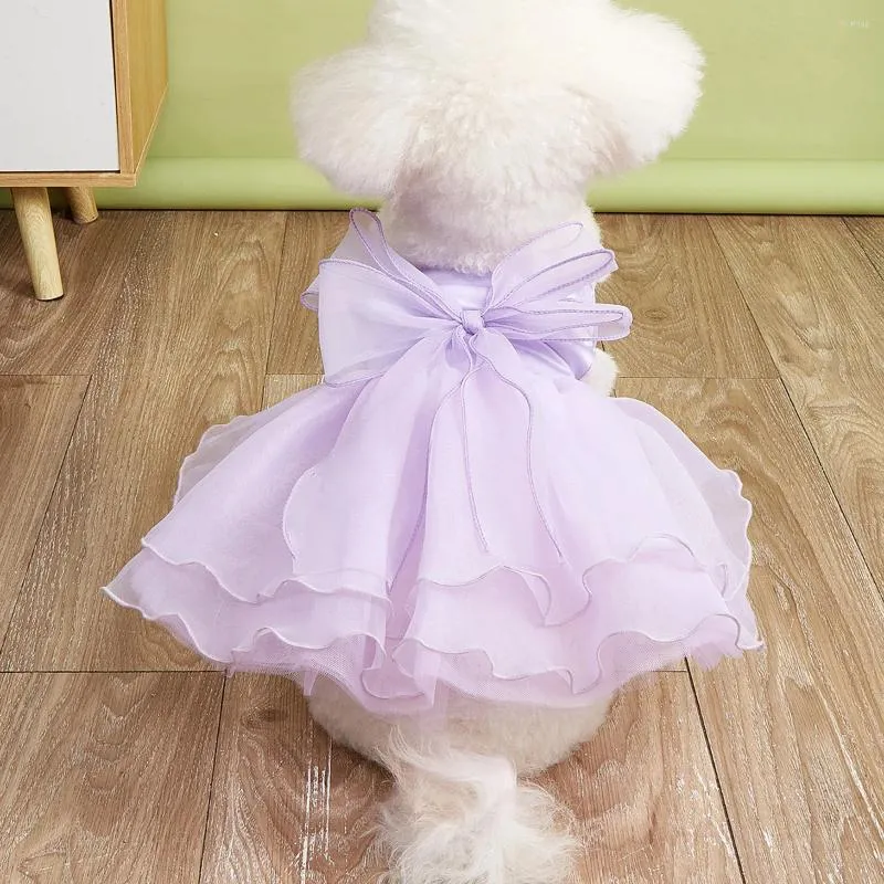 Vêtements pour chiens vêtements pour animaux de compagnie robes de mariée robes de promo