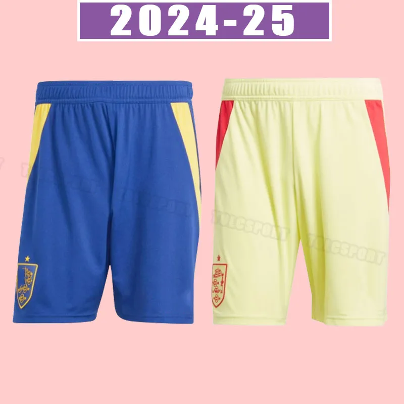 2024 Spanien Soccer Shorts Espana Ansu Fati Asensio Morata Ferran Koke Gavi Azpilicueta C.Soler 23 Ramos Football Pants Men fans Version Home Away 2025