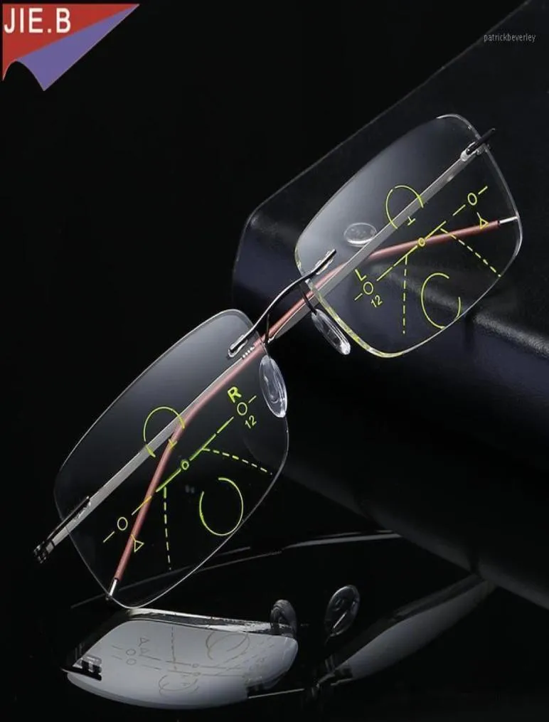 Titanyum Alaşım Çıkarsız Gözlük Akıllı Zoom İlerici Çok Fiyatlı Okuma Gözlükleri Erkek Kadın Presbbiyopya Hiperopisi Güneş Gözlüğü8875489