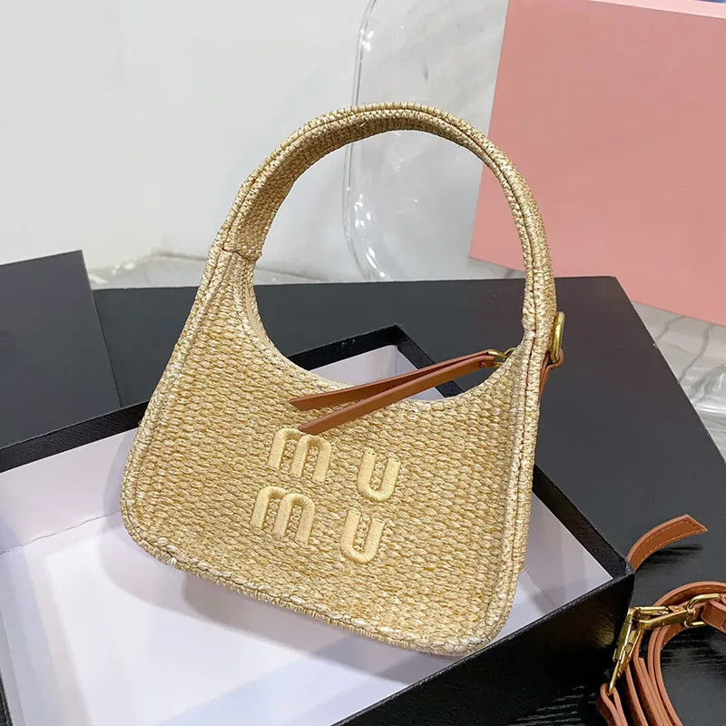 Modne i modne torebki makijażu makijażu torba Women Women Wysokiej jakości mini torba pod pachami torba crossbody torba tkanina z długimi paskami na ramię