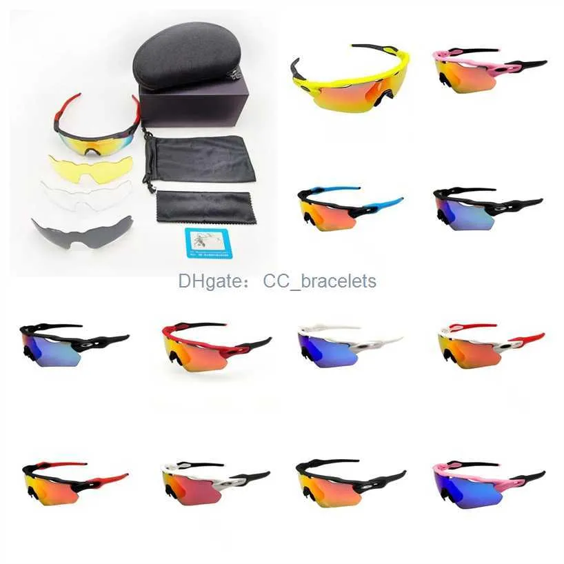 avec VTT Sports Outdoor Cycling Sungass Sunshes Mens et Womens UV400 Polarisation en chêne Polate Boîte à vélos électrique Protection oculaire XL0A