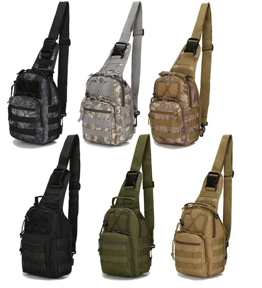 Mode sling bröstsäckar utomhus militär axel taktiska kvinnor män039s ryggsäck ryggsäckar sport camping resväska klättring 9526050