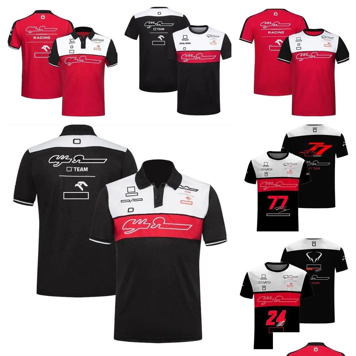 Abbigliamento motociclistico F1 forma una t-shirt estate a maniche corte con le stesse motociclette automobilistiche a goccia personalizzate AC OTGJ7