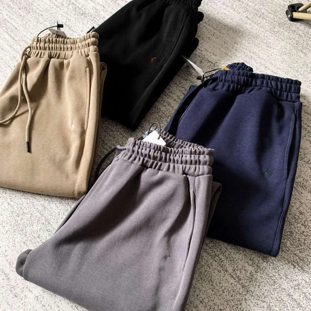 Ralp Laurens Polo Designer Calças RL Pontas de alta qualidade Spring Pony Casual Pony Pants Men Bordado Calças casuais confortáveis