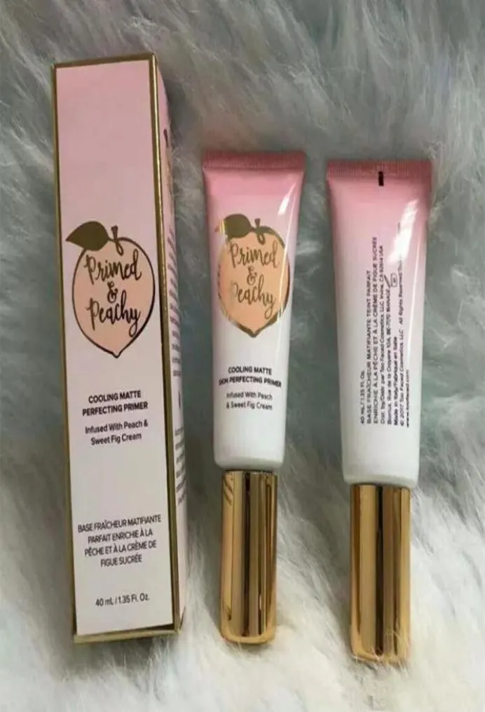Drop Primed Peachy Cosmetics 40 Ml Cooling Matte Skin Perfekt Primer Infused With Peachsweet Fig Cream Faced Foundation4275594