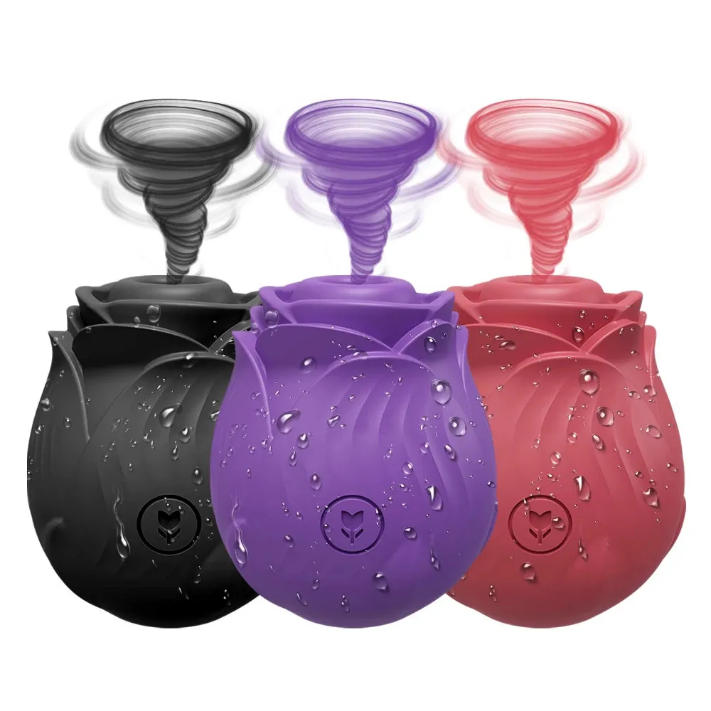 RoseToy Clitoris Sucking Vibrator Suction Cup Vacuum Nipple Clitoral Stimulator Female Adult Sex Toy Couple Masturbation Device 240409