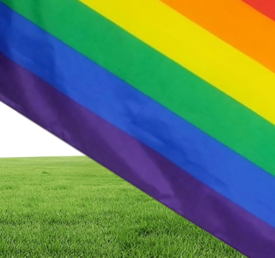 Lesbisk bisexuell transgender hbt regnbåge framsteg gay stolthet flagg direkt fabrik hela 3x5fts 90x150cm3559818