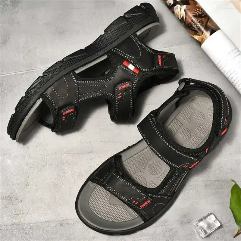Sandals anti-glisser non masculin ssndalia home slipperes chaussures noires baskets sportives de saison luxo sapatos plats tnis