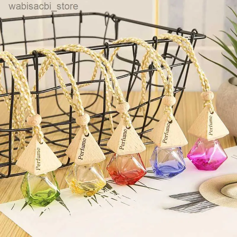 Geur 10-50 stcs 8 ml lege parfum fles auto luchtverfrisser geur ornament Essentiële olie diffuser geur hangende container accessoire l49