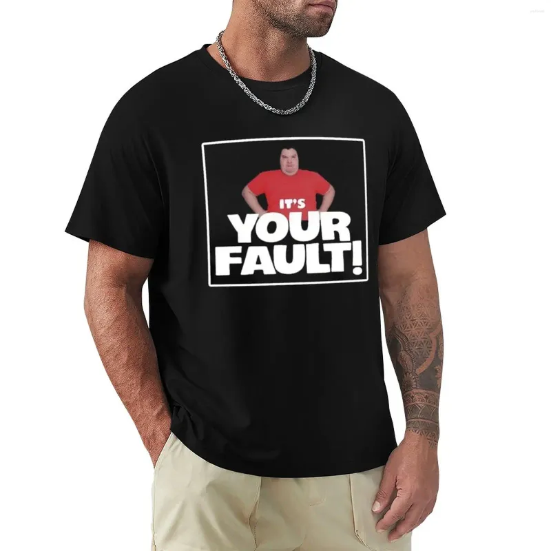 Polos da uomo Nikocado Avocado -It_s Your Fault -Funny T -shirt unica T -shirt Oversized Abiti hippie Tannie pesanti per gli uomini